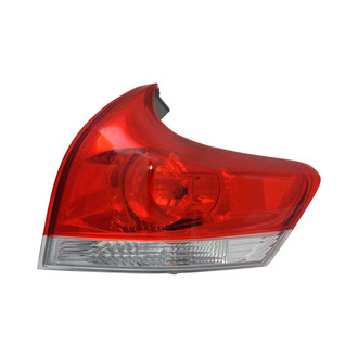 Pacific Best® - Passenger Side Outer Replacement Tail Light (Standard Line)