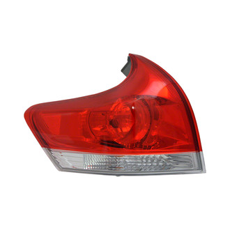 Pacific Best® - Driver Side Outer Replacement Tail Light (Standard Line)