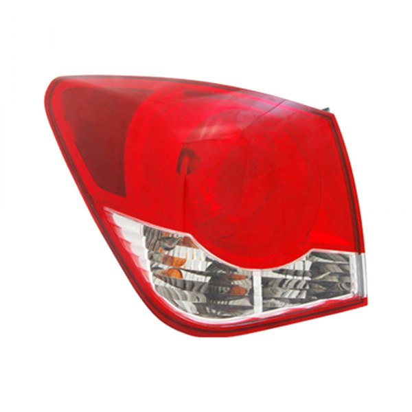 Pacific Best® - Driver Side Outer Replacement Tail Light, Chevy Cruze