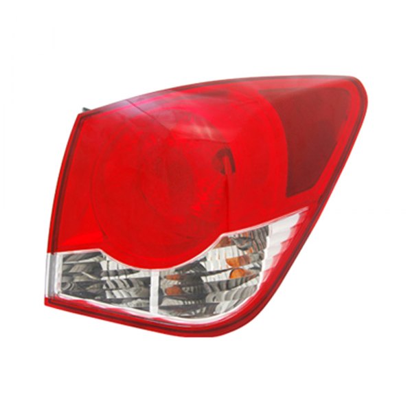 Pacific Best® - Passenger Side Outer Replacement Tail Light, Chevy Cruze