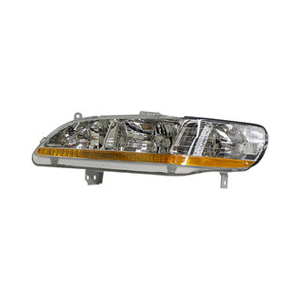 Pacific Best® - Driver Side Replacement Headlight Lens and Housing (Standard Line)