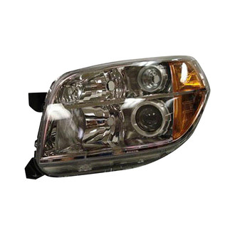 Pacific Best® - Driver Side Replacement Headlight Lens and Housing (Standard Line)