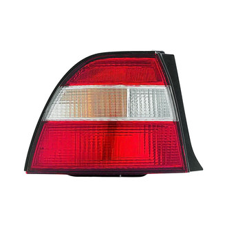 Pacific Best® - Driver Side Outer Replacement Tail Light Lens and Housing (Standard Line)