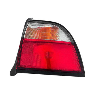 Pacific Best® - Passenger Side Outer Replacement Tail Light Lens and Housing (Standard Line)