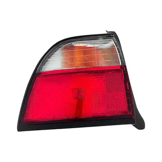 Pacific Best® - Passenger Side Outer Replacement Tail Light Lens and Housing (CAPA Certified)