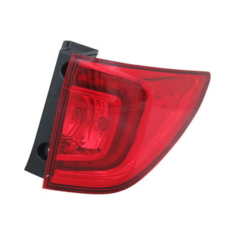 Pacific Best® - Passenger Side Outer Replacement Tail Light (Standard Line)