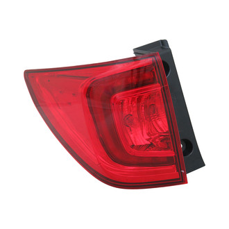 Pacific Best® - Driver Side Outer Replacement Tail Light (Standard Line)
