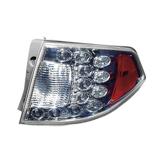 Pacific Best® - Passenger Side Outer Replacement Tail Light Lens and Housing (Standard Line)