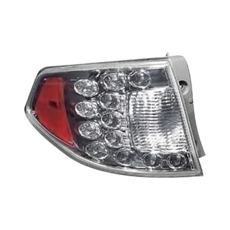 Pacific Best® - Driver Side Outer Replacement Tail Light Lens and Housing (Standard Line)