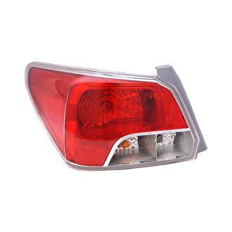 Pacific Best® - Driver Side Replacement Tail Light Lens and Housing (CAPA Certified)