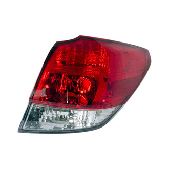 Pacific Best® - Passenger Side Outer Replacement Tail Light Lens and Housing (CAPA Certified)