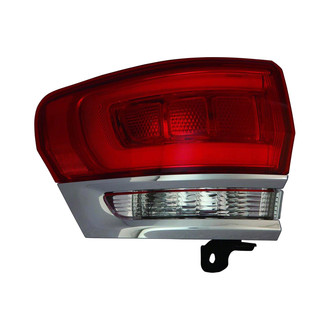 Pacific Best® - Driver Side Outer Replacement Tail Light (Standard Line)