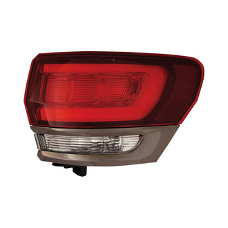 Pacific Best® - Passenger Side Outer Replacement Tail Light (CAPA Certified)