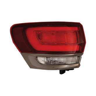 Pacific Best® - Driver Side Outer Replacement Tail Light (CAPA Certified)