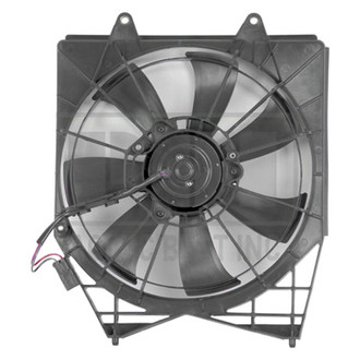 Pacific Best® - Right A/C Condenser Fan Assembly