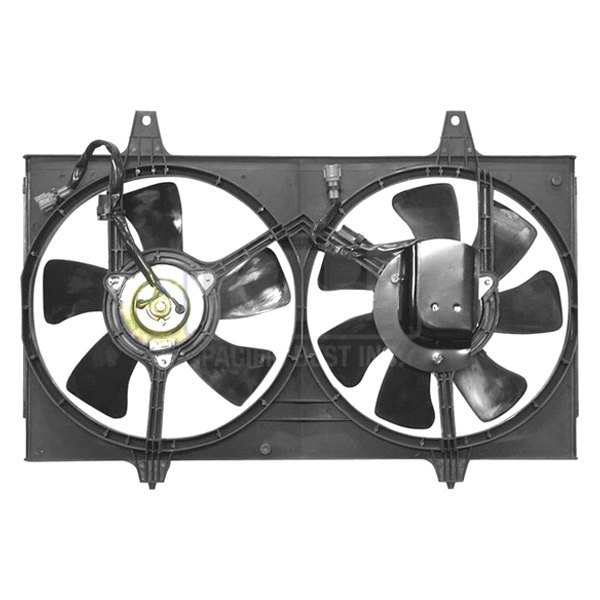 Pacific Best® - Dual Radiator and Condenser Fan Assembly