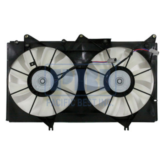 Pacific Best® - Dual Radiator and Condenser Fan Assembly