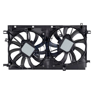 Pacific Best® - Dual Radiator and Condenser Fan Assembly