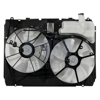 Pacific Best® - Dual Radiator and Condenser Fan Assembly