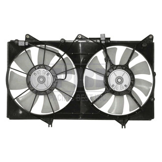 Pacific Best® - Dual Radiator and Condenser Fan Assembly