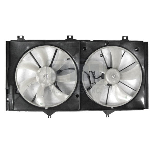 Pacific Best® - Dual Radiator and Condenser Fan Assembly