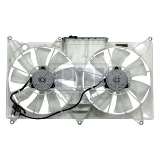 Pacific Best® - Dual Radiator and Condenser Fan Assembly