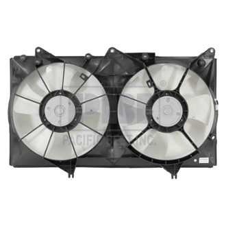 Pacific Best® - Dual Radiator and Condenser Fan Assembly