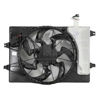Pacific Best® - Dual Radiator and Condenser Fan Assembly