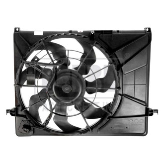 Pacific Best® - Dual Radiator and Condenser Fan Assembly