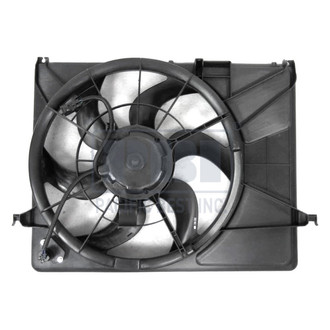 Pacific Best® - Dual Radiator and Condenser Fan Assembly