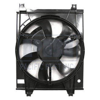 Pacific Best® - Right A/C Condenser Fan Assembly