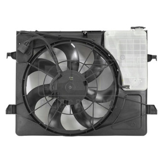 Pacific Best® - Dual Radiator and Condenser Fan Assembly