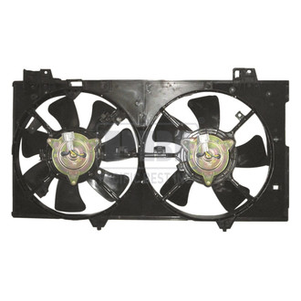 Pacific Best® - Dual Radiator and Condenser Fan Assembly