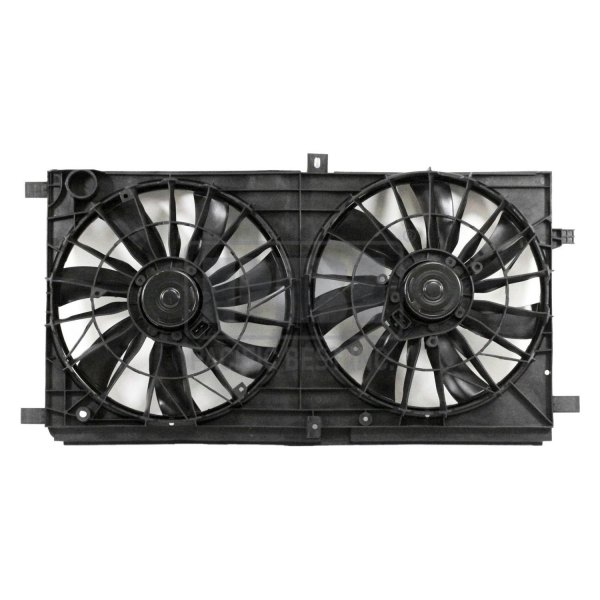 Pacific Best® - Dual Radiator and Condenser Fan Assembly