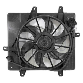 Pacific Best® - Dual Radiator and Condenser Fan Assembly