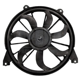 Pacific Best® - Dual Radiator and Condenser Fan Assembly