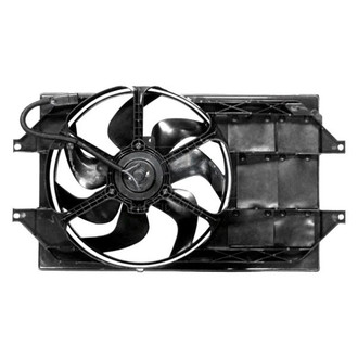 Pacific Best® - Dual Radiator and Condenser Fan Assembly