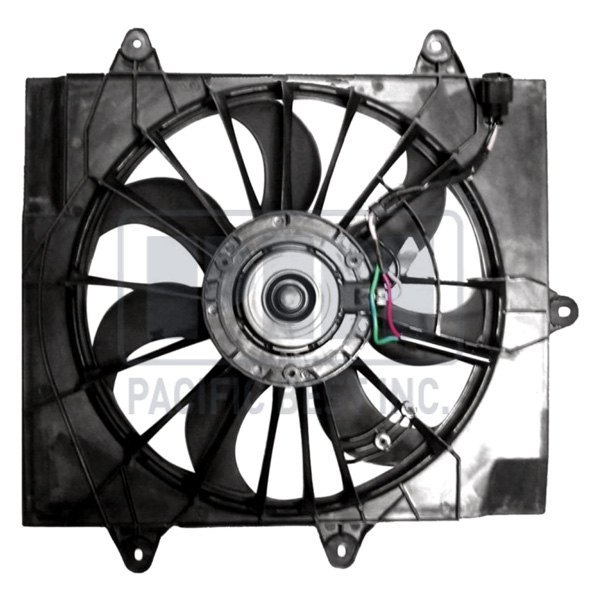 Pacific Best® Pf52509 Dual Radiator And Condenser Fan Assembly