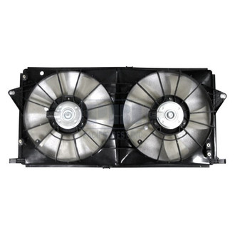 Pacific Best® - Dual Radiator and Condenser Fan Assembly