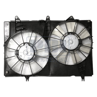 Pacific Best® - Dual Radiator and Condenser Fan Assembly