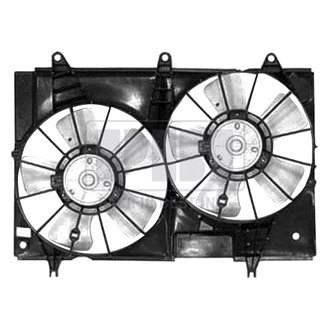 Pacific Best® - Dual Radiator and Condenser Fan Assembly