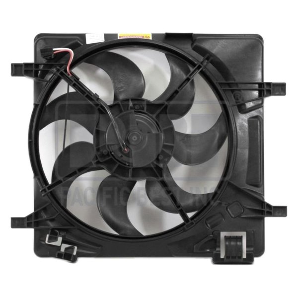 Pacific Best® Chevy Spark 2013 Engine Cooling Fan Assembly
