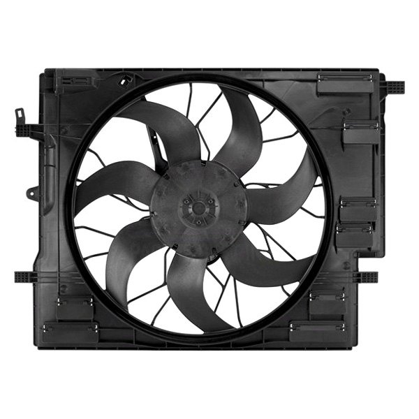 Pacific Best® - Dual Radiator and Condenser Fan Assembly