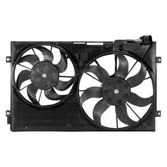 Pacific Best® - Dual Radiator and Condenser Fan Assembly