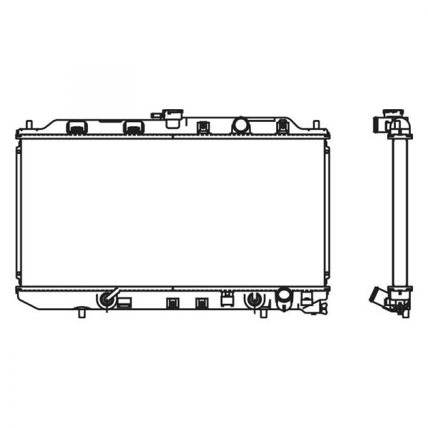 Pacific Best® - Engine Coolant Radiator