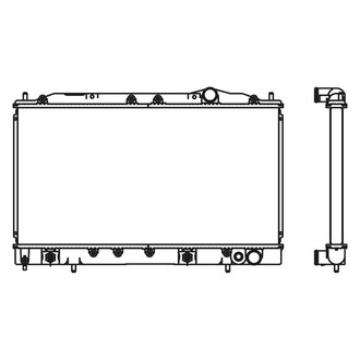 Pacific Best® - Engine Coolant Radiator