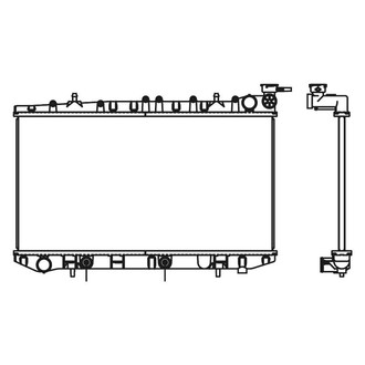 Pacific Best® - Engine Coolant Radiator