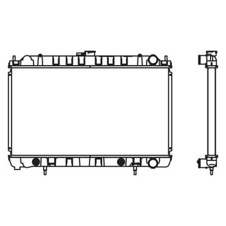 Pacific Best® - Engine Coolant Radiator