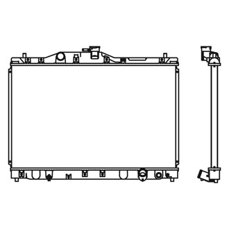 Pacific Best® - Engine Coolant Radiator