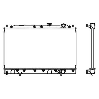 Pacific Best® - Engine Coolant Radiator